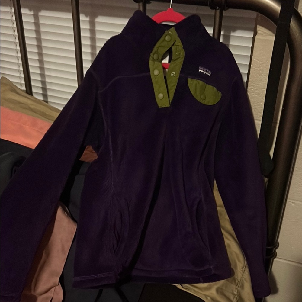Patagonia Purple and Green Kids Jacket